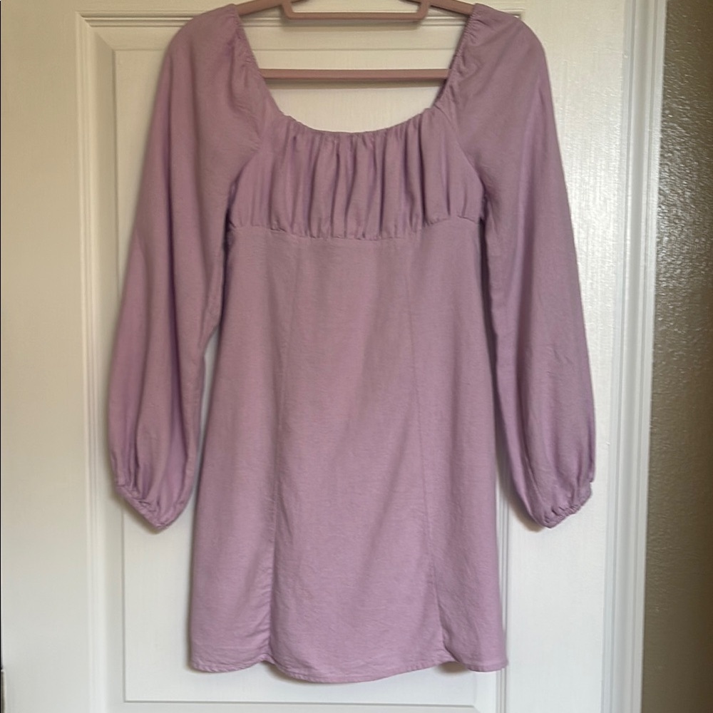 NWOT GB‎ Dillards Lavender Long Sleeve Dress XS